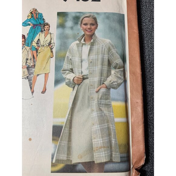 Simplicity Misses Coat Jacket Dress Skirt Blouse Sewing Pattern sz 10 9482 - unc - Picture 8 of 10